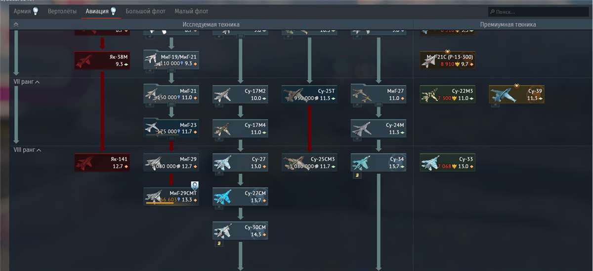 продажа аккаунта к игре War Thunder